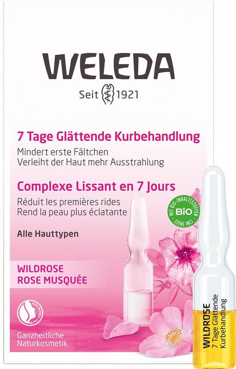 Actual product image Weleda Wild Rose 7 Days Smoothing Treatment (0.80 ml, Face oil)