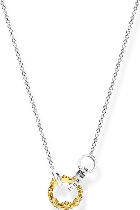 Produktbild Thomas Sabo Kette Krone gold (925er Silber, 40 cm)