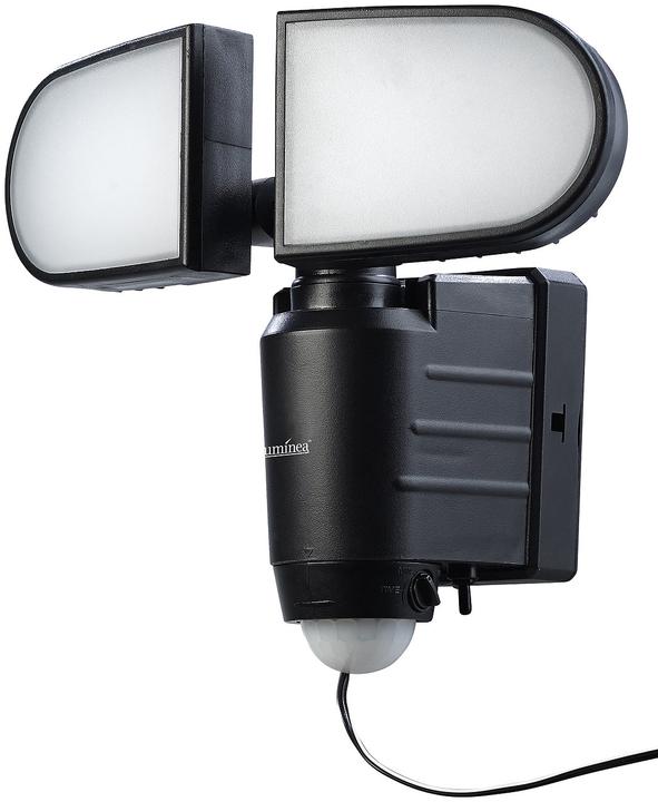 Produktbild Luminea 2er-Set Duo-Solar-LED-Aussenstrahler (500 lm, IP44)