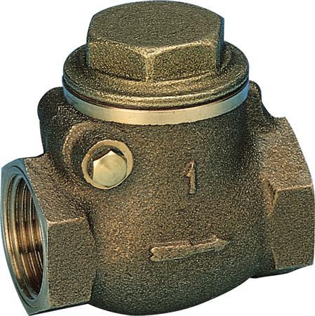 Actual product image Pettinaroli Check valve with flap brass 1/2