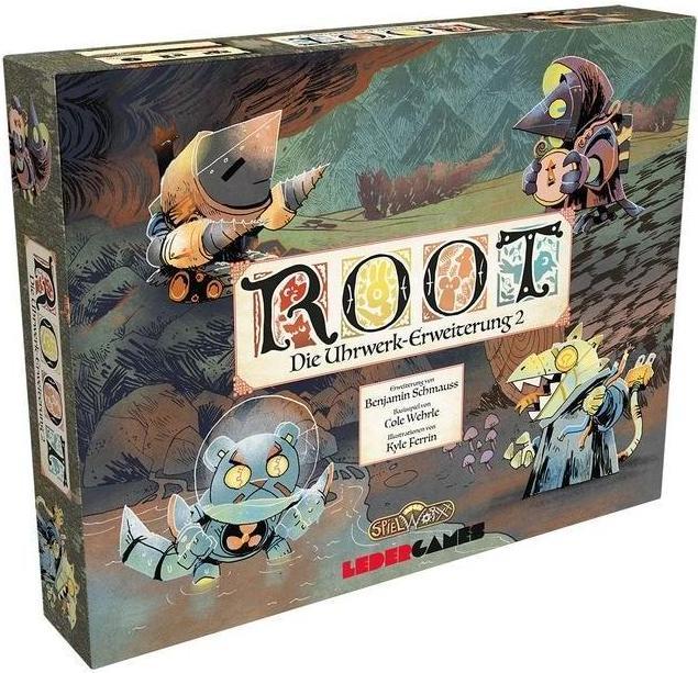 Actual product image Spielworxx SPWD0013 - Root - Uhrwerk 2, board game, for 1-4 players, from 10 years (DE expansion) (German)