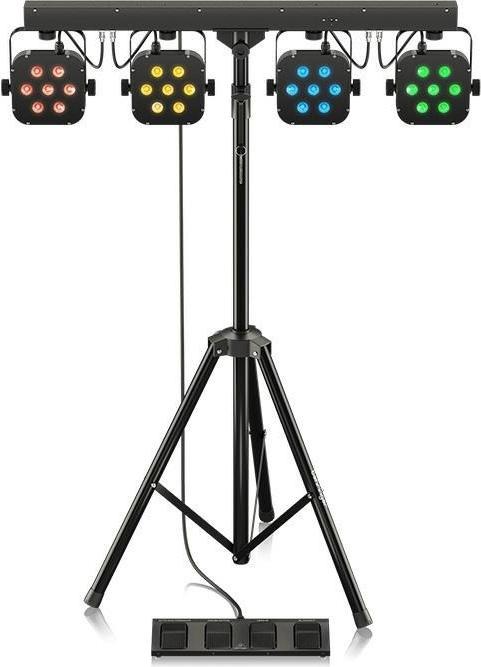 Actual product image Behringer STAGE TRI LED BUNDLE ST1 Zestaw 4xLEDPAR z kontrolerem + statyw