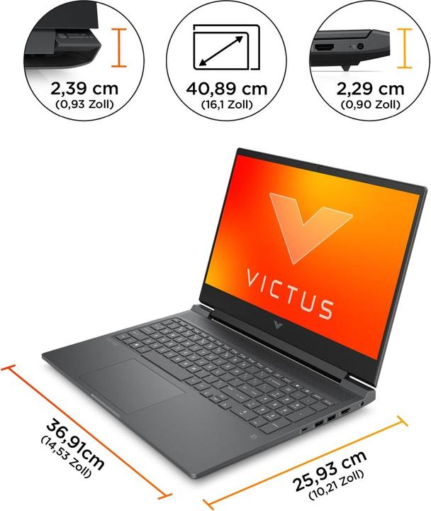 Produktbild HP Victus Gaming Laptop 16-r0179ng (16.10", Intel Core i7-13620H, 32 GB, 1000 GB, DE)