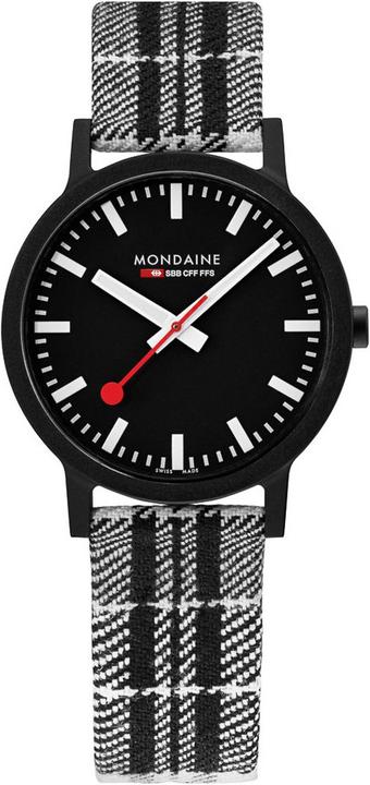Actual product image Mondaine Essence Black (Analogue wristwatch, 41 mm)