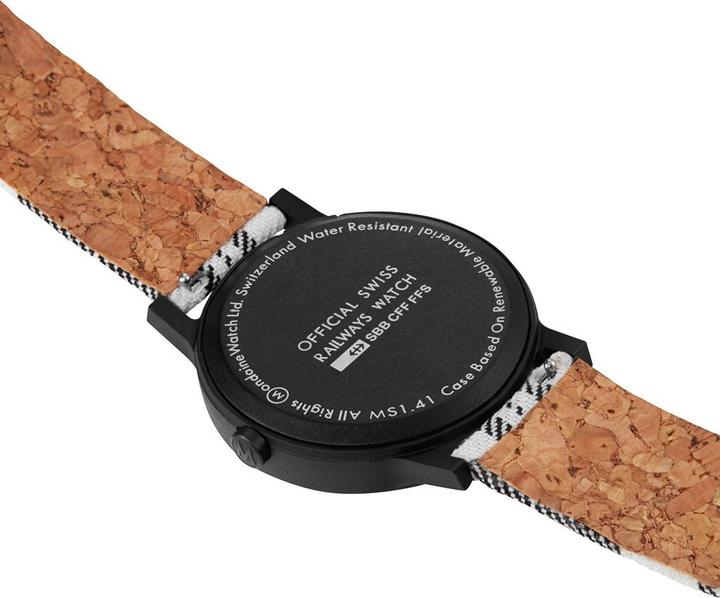 Actual product image Mondaine Essence Black (Analogue wristwatch, 41 mm)