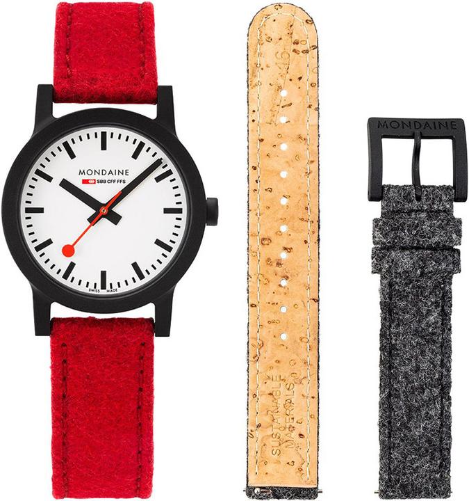 Image du produit Mondaine Essence noire (Montre analogique, 32 mm)
