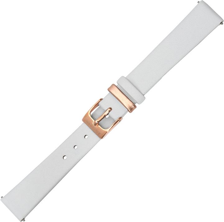 Julie Julsen Leather Strap White (14 mm, Leather)