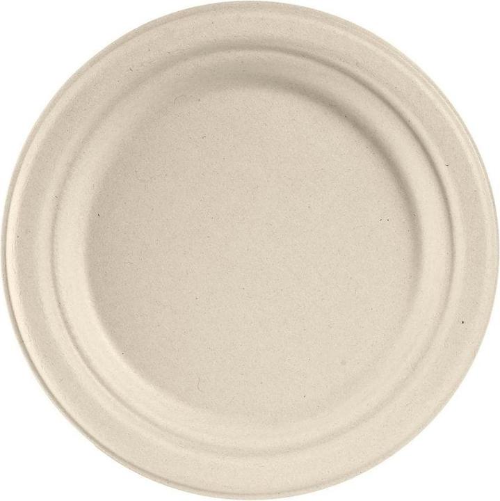 Produktbild Duni Teller rund 18 cm Bagasse FF naturbraun,50 Stk/ps - (50 Stk.) (400 x)
