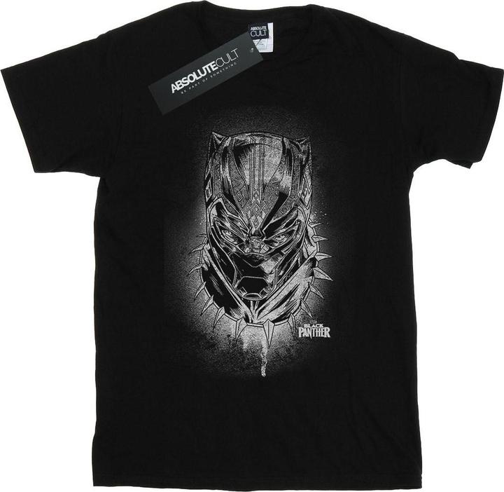 Image du produit T-shirt Garçons Black Panther Spray Headshot (152, 158)