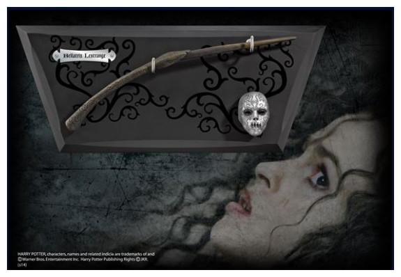 Actual product image Noble Collection Harry Potter replica Bellatrix Lestrange's wand 35 cm