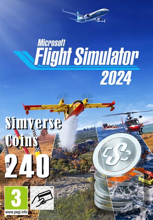 Immagine prodotto Microsoft Xbox Flight Simulator 2024 - 240 Simverse Coins Download Code