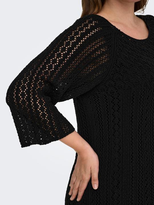 Actual product image Only Regular fit round neck plus pullover knitted jumper (L)