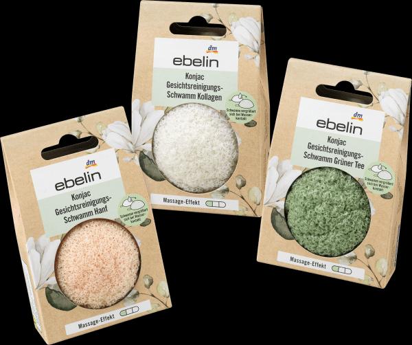 Actual product image dm ebelin Konjac facial cleansing sponge (Cleansing lotion)