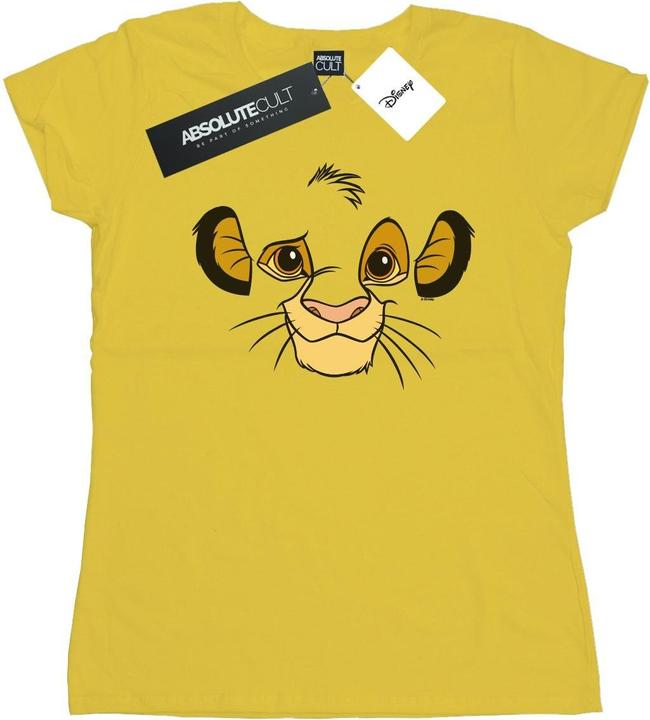 Immagine prodotto Disney The Lion King Simba Face Maglietta Donna (XXL)