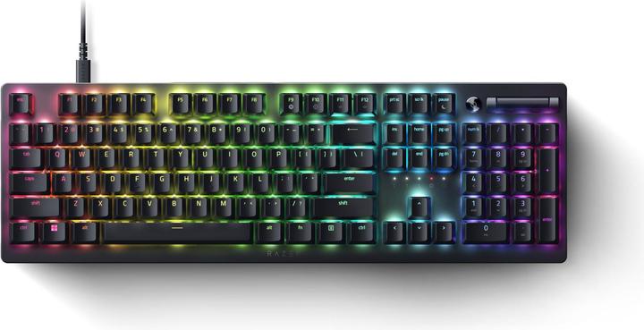 Actual product image Razer DeathStalker V2 Keyboard USB QWERTY German Black (DE, Cable)