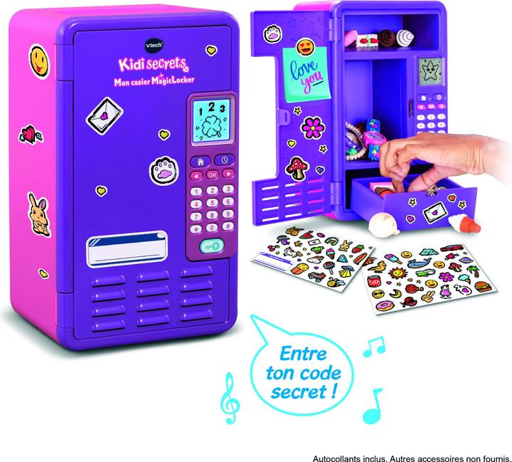 Actual product image VTech KidiSecrets- Mon casier MagicLocker (rose) (French)