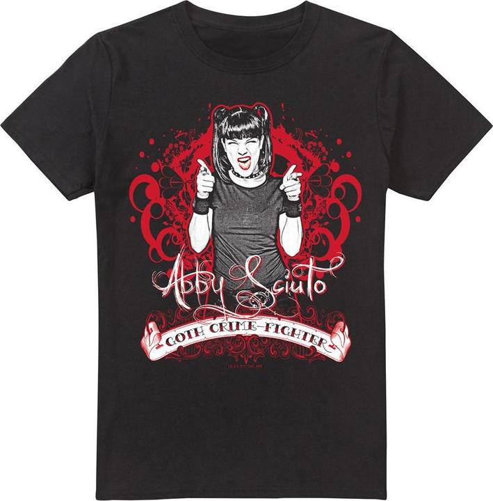 Ncis Mens Goth Crime Fighter T-Shirt (M)