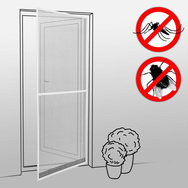 Actual product image tectake Fly screen (95 x 210 cm)