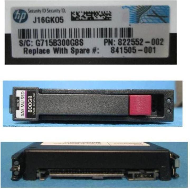 Image du produit HPE SSD à usage mixte 800 GB (800 Go, 2.5")