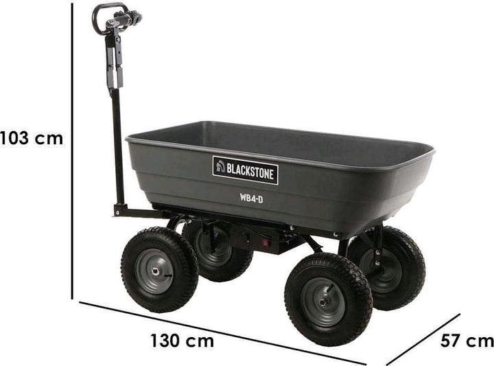 Image du produit Blackstone WB4D AkkuSchubkarre mit Rädern 24V12Ah Akku