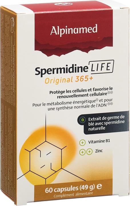 Actual product image Alpinamed Spermidinelife Original Caps 60 Capsules (60 Piece, Capsules, 80 g)