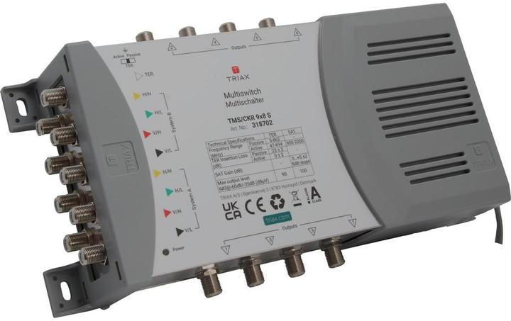 Image du produit Triax TMS/CRK 9x8S commutateur DiSEqC 9/8 (Multi commutateur)