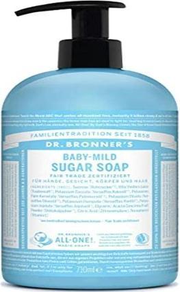 Actual product image Dr. Bronner's Organic Sugar Soap Baby Mild 710 ml (710 ml)