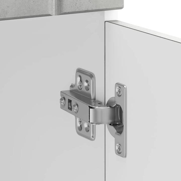 Produktbild VidaXL Küchen-Unterschrank Lucca Betongrau Holzwerkstoff Spülenunterschrank (80 x 46 x 81.5 cm)