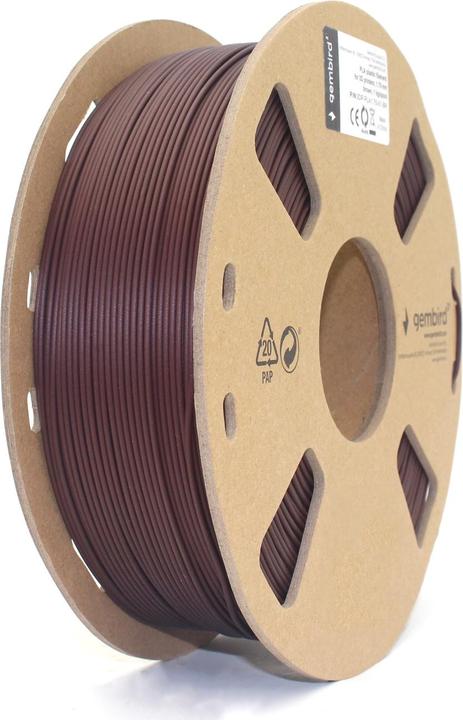 Produktbild Gembird Filamentcassette PLA schmale Spule (PLA, 1.75 mm, 1000 g, Braun)