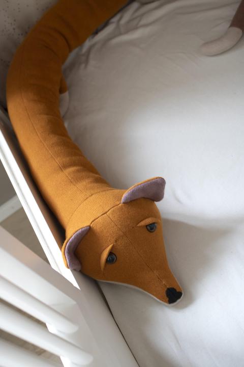 Actual product image Filibabba Bed snake - Freya the fox Dark orange