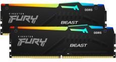 Actual product image Kingston FURY Beast RGB (2 x 16GB, 6400 MHz, DDR5 RAM, DIMM)