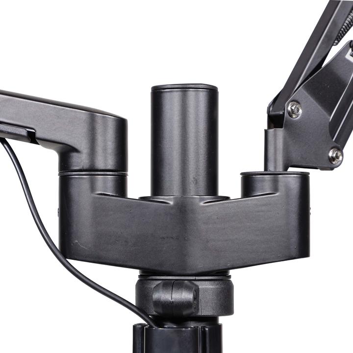Produktbild Wiltec 4in1 Tischstativ Kamera Stativ mit Tischklemme Ringlicht Streaming Setup (Metall)