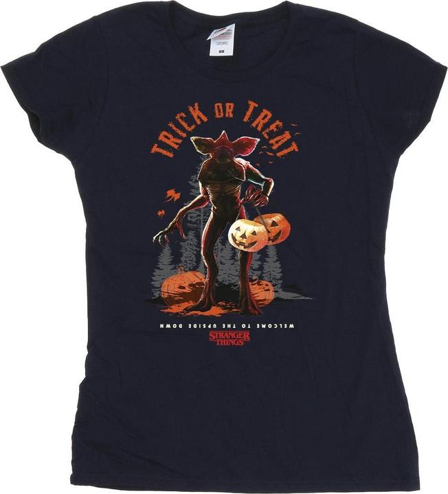 Image du produit Netflix - T-shirt STRANGER THINGS TRICK OR TREAT DEMAGORGON - Femme (S)