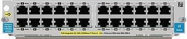 Actual product image HPE 24-port Gig-T PoE+ v2 zl module