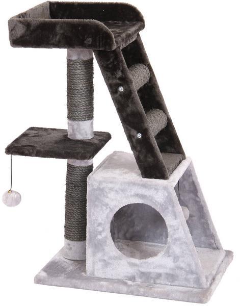 Immagine prodotto Duvoplus Arbre à chats Tokyo Metropolitan, 50 x 40 x H 76,5 cm, grigio (76.50 cm, Grigio)