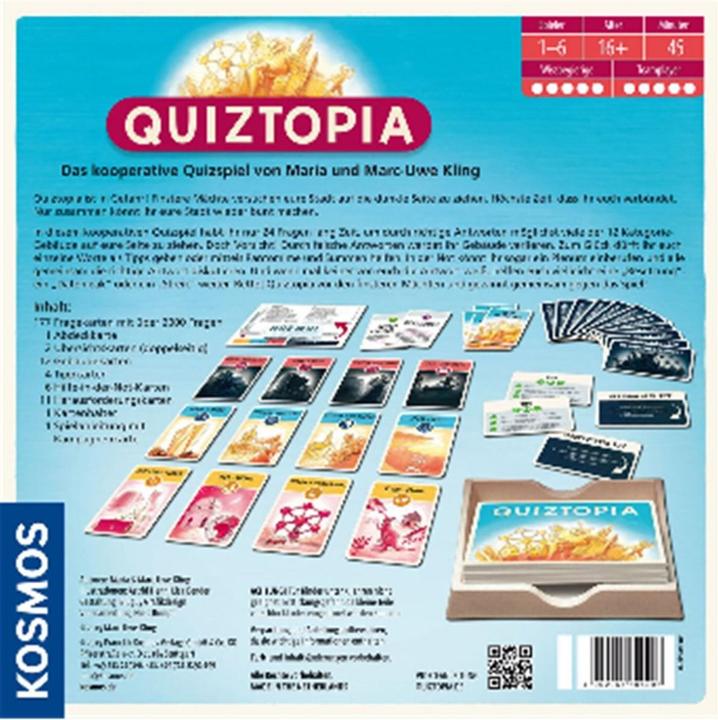 Produktbild Kosmos Quiztopia (Deutsch)