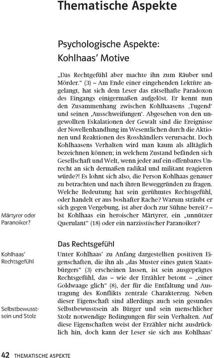 Produktbild Lektürehilfen Michael Kohlhaas (Deutsch, Thomas Gräff, Heinrich von Kleist, 2006)