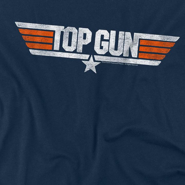 Actual product image Top Gun Mens Distressed Logo T-Shirt (S)