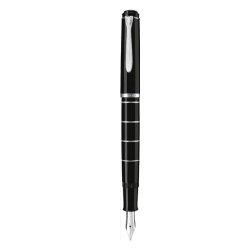 Actual product image Pelikan M215 Fountain Pen Black/Rings M Case (Rings, Black, 1 x)