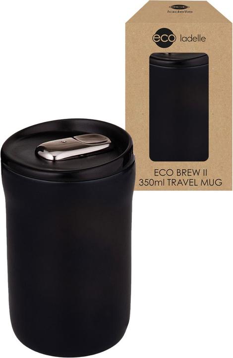 Produktbild Ladelle ECO BREW II To-Go-Becher doppelwandig keramik schwarz 0,35l (0.35 l)