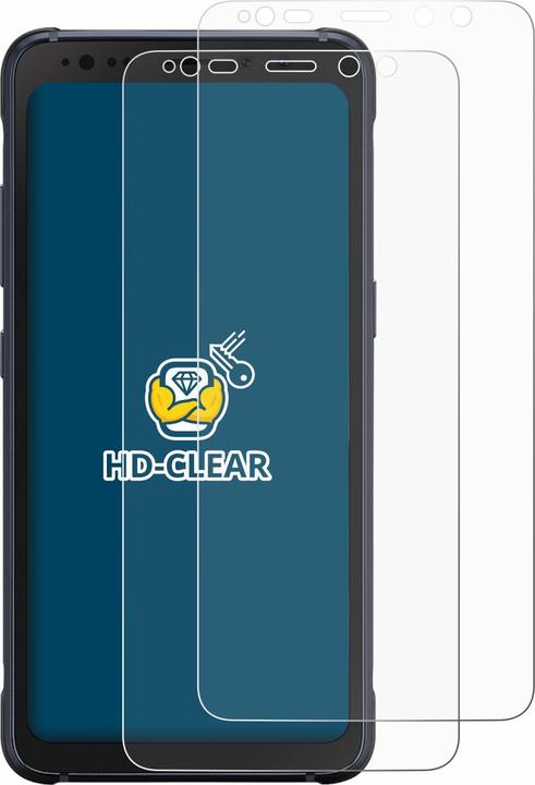 Produktbild BROTECT Schutzfolie Displayschutz Klar (2 Stück, Samsung Galaxy S8 Active)