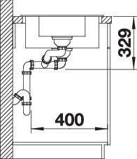 Actual product image Blanco Legra 6 S (Fitted sink, 100 cm, 50 cm)