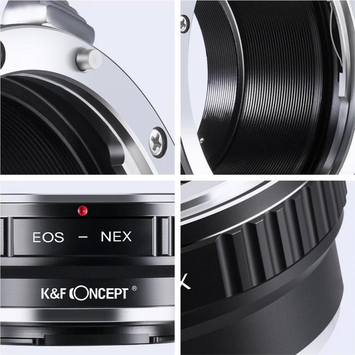Immagine prodotto K&F Concept Attacco adattatore per obiettivo ad alta precisione, EOS-NEX