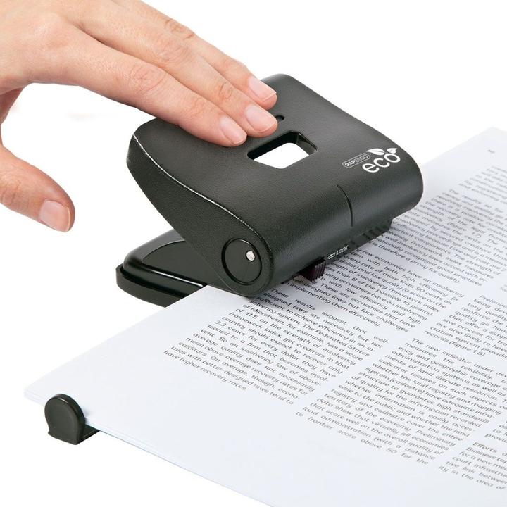 Immagine prodotto Rapesco 1086 Punzonatrice ECO in plastica riciclata al 100% - 22 fogli - Nero