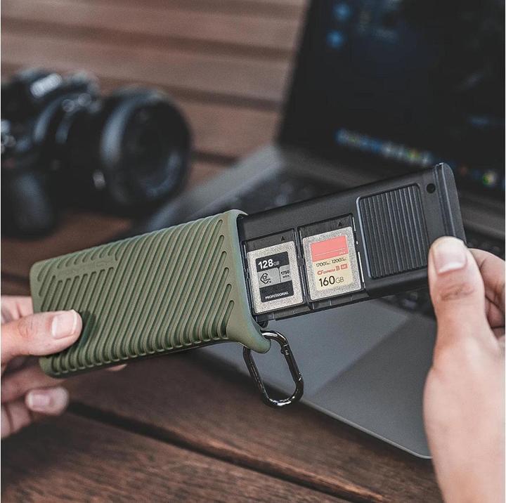 Actual product image Pgytech CreateMate Card Reader Case Type B/SD (USB 3.2 Gen 2)