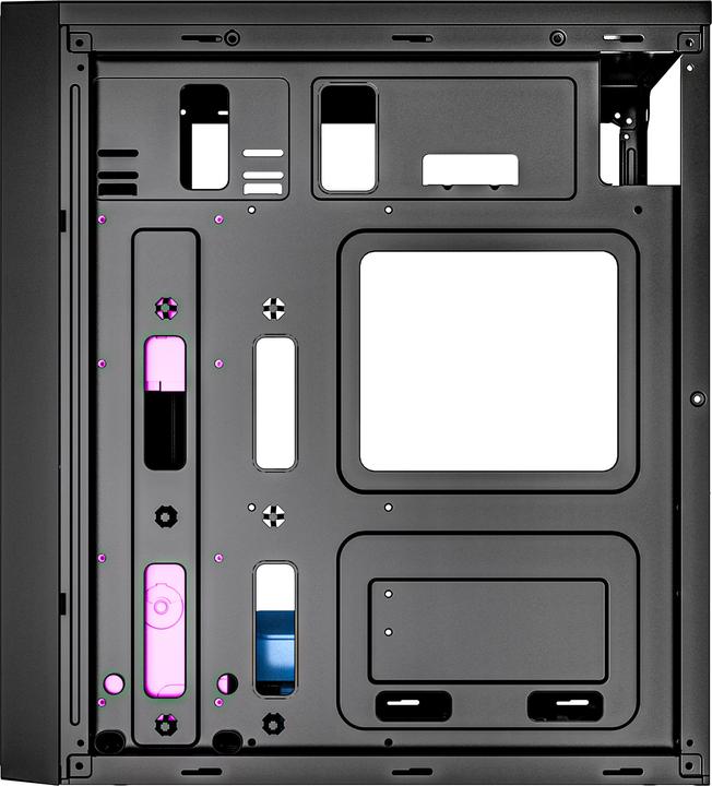 Actual product image Gembird CCC-FC-M100B Gaming Computer Case Fornax M100B Blue Fans (ATX)