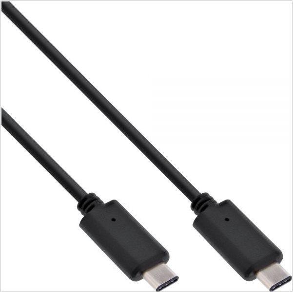 Produktbild InLine USB 3.1 Kabel Typ C Stecker Stecker schwarz 2m (2 m, USB 3.1)
