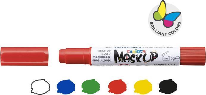 Actual product image Carioca Mack-Up Party Box 6 pieces, Red