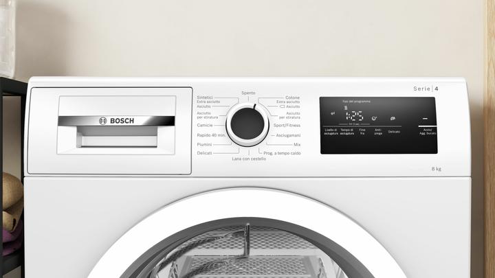 Produktbild Bosch Hausgeräte Serie 4 AutoDry Wärmepumpentrockner 8 kgA ITModell (8 kg, Rechts)