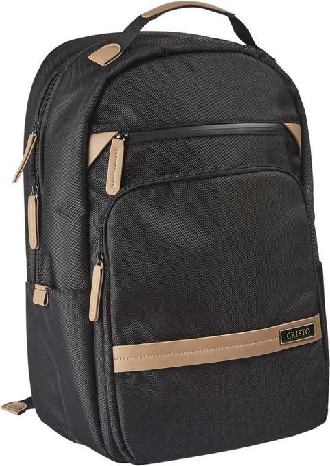Produktbild Brepols Cristo Recyceltes PET Rucksack - schwarz